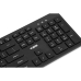 Tastatur og mus Ibox IKM5010W Sort Qwerty US