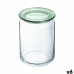 Beholder Luminarc Pure Jar Grøn Glas 1 L (6 enheder)