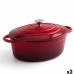 Casserole avec Couvercle Bidasoa Fierro Rouge 4,3 L 30 x 23 cm (2 Unités)