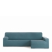 Hoes voor chaise longue met lange armleuning rechts Eysa BRONX Smaragdgroen 170 x 110 x 310 cm