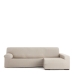 Hoes voor chaise longue met lange armleuning rechts Eysa JAZ Beige 180 x 120 x 360 cm