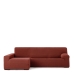 Capa para chaise longue de braço comprido esquerdo Eysa JAZ Vermelho Escuro 180 x 120 x 360 cm