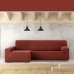 Capa para chaise longue de braço comprido esquerdo Eysa JAZ Vermelho Escuro 180 x 120 x 360 cm