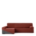 Hoes voor chaise longue met lange armleuning links Eysa JAZ Donkerrood 180 x 120 x 360 cm