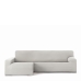 Hoes voor chaise longue met lange armleuning links Eysa BRONX Wit 170 x 110 x 310 cm