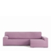 Capa para chaise longue de braço comprido direito Eysa BRONX Cor de Rosa 170 x 110 x 310 cm