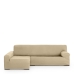 Hoes voor chaise longue met lange armleuning links Eysa ULISES Beige 170 x 110 x 310 cm