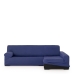 Right long arm chaise longue cover Eysa ULISES Blue 170 x 110 x 310 cm