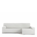 Capa para chaise longue de braço comprido direito Eysa BRONX Branco 170 x 110 x 310 cm