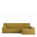 Hoes voor chaise longue met lange armleuning rechts Eysa BRONX Mosterd 170 x 110 x 310 cm