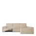 Hoes voor chaise longue met lange armleuning rechts Eysa ROC Beige 180 x 120 x 360 cm