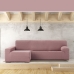 Capa para chaise longue de braço comprido esquerdo Eysa JAZ Cor de Rosa 180 x 120 x 360 cm