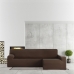 Hoes voor chaise longue met lange armleuning rechts Eysa BRONX Bruin 170 x 110 x 310 cm