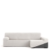 Funda para chaise longue de brazo largo derecho Eysa JAZ Blanco 180 x 120 x 360 cm