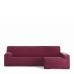 Hoes voor chaise longue met lange armleuning rechts Eysa BRONX Bordeaux 170 x 110 x 310 cm