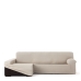 Funda para chaise longue de brazo largo izquierdo Eysa JAZ Beige 180 x 120 x 360 cm