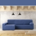 Hoes voor chaise longue met lange armleuning links Eysa JAZ Blauw 180 x 120 x 360 cm