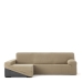 Hoes voor chaise longue met lange armleuning links Eysa JAZ Beige 180 x 120 x 360 cm