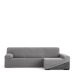 Right long arm chaise longue cover Eysa JAZ Grey 180 x 120 x 360 cm