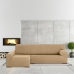 Funda para chaise longue de brazo largo izquierdo Eysa ULISES Beige Arena 170 x 110 x 310 cm