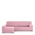 Capa para chaise longue de braço comprido esquerdo Eysa ULISES Cor de Rosa Rosa Claro 170 x 110 x 310 cm