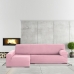 Hoes voor chaise longue met lange armleuning links Eysa ULISES Roze Licht Roze 170 x 110 x 310 cm