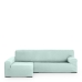 Left long arm chaise longue cover Eysa ULISES Aquamarine 170 x 110 x 310 cm