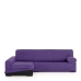 Hoes voor chaise longue met lange armleuning links Eysa ULISES Paars 170 x 110 x 310 cm