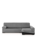 Hoes voor chaise longue met lange armleuning rechts Eysa ULISES Grijs 170 x 110 x 310 cm