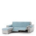 Hoes voor chaise longue met korte armleuning links Eysa MONTBLANC Turkoois 100 x 110 x 240 cm