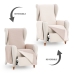 Armchair slipcovers Eysa SILVER Beige 100 x 110 x 55 cm Reversible