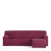 Right short arm chaise longue cover Eysa TROYA Burgundy 170 x 110 x 310 cm