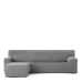 Funda para chaise longue de brazo corto izquierdo Eysa JAZ Gris 120 x 120 x 360 cm