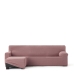 Hoes voor chaise longue met korte armleuning links Eysa JAZ Roze 120 x 120 x 360 cm