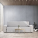 Copridivano Eysa SILVER Grigio chiaro 100 x 110 x 115 cm