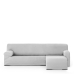 Hoes voor chaise longue met korte armleuning rechts Eysa ULISES Parelgrijs 110 x 110 x 310 cm