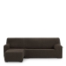 Hoes voor chaise longue met korte armleuning links Eysa THOR Bruin 110 x 110 x 310 cm