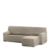 Hoes voor chaise longue met korte armleuning rechts Eysa ROC Lichtbruin 120 x 120 x 360 cm