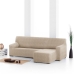 Funda para chaise longue de brazo corto derecho Eysa ROC Beige 120 x 120 x 360 cm