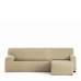 Abdeckung für Chaiselongue mit kurzem Arm rechts Eysa BRONX Beige 110 x 110 x 310 cm