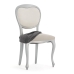 Housse de Chaise Eysa JAZ Gris foncé 50 x 5 x 50 cm 2 Unités