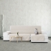 Hoes voor chaise longue met korte armleuning rechts Eysa SILVER Lichtbruin 100 x 110 x 240 cm