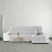 Hoes voor chaise longue met korte armleuning rechts Eysa SILVER Lichtgrijs 100 x 110 x 240 cm