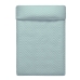 Wendbare Tagesdecke HappyFriday Basic Arista Marineblau Minze 270 x 260 cm