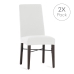 Chair Cover Eysa BRONX White 50 x 55 x 50 cm 2 Units