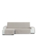 Funda para chaise longue de brazo corto izquierdo Eysa LEVANTE Beige Lino 100 x 110 x 240 cm