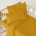 Fitted sheet HappyFriday BASIC KIDS Mustard 70 x 140 x 14 cm