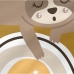 Προστάτης παχνιών HappyFriday Moshi Moshi Sleepy sloth Πολύχρωμο 210 x 40 cm