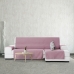 Hoes voor chaise longue met korte armleuning rechts Eysa SILVER Rood 100 x 110 x 290 cm