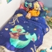 Duvet cover set HappyFriday Mr Fox Happy mermaid Multicolour Single 2 Pieces